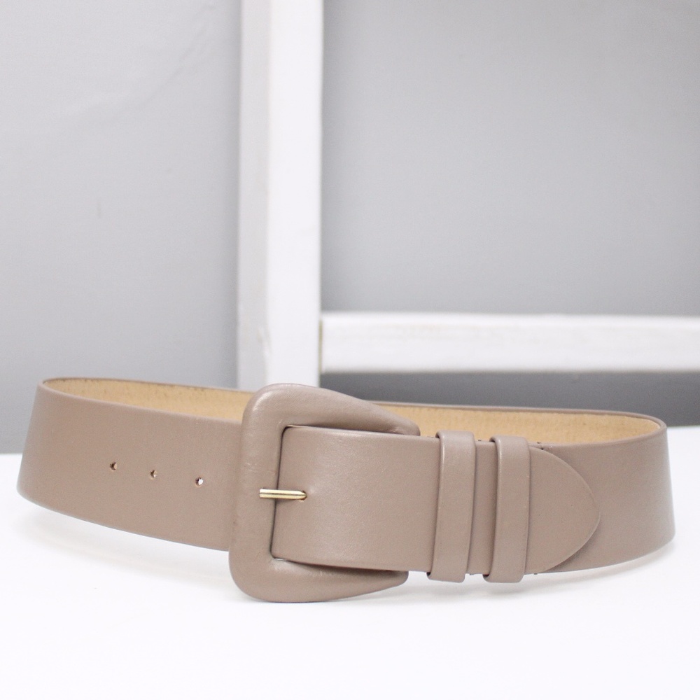 Vintage Ann Taylor Tan Wide Waisted Belt
